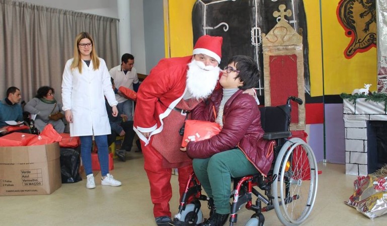 C.A.O. recebeu visita do Pai Natal