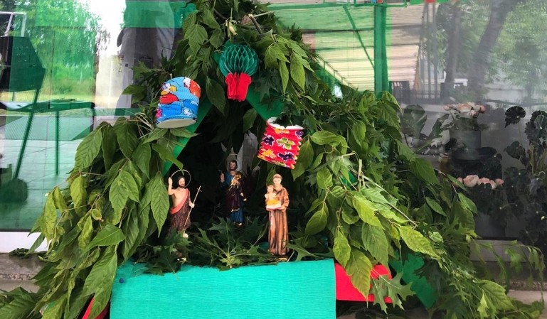 Decoração dos Santos Populares, no LRAM