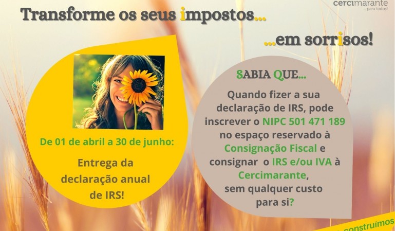 Quer tornar o seu IRS solidário?