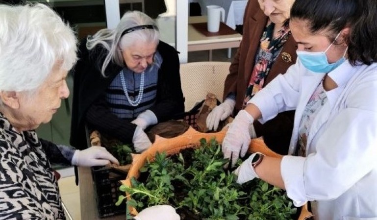 Atividade de Jardinagem, na ERPI