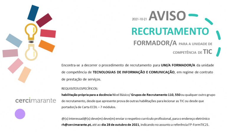 Recrutamento!