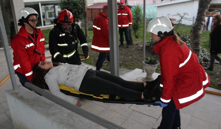 Simulacro de incêndio testou meios de segurança do LRAM