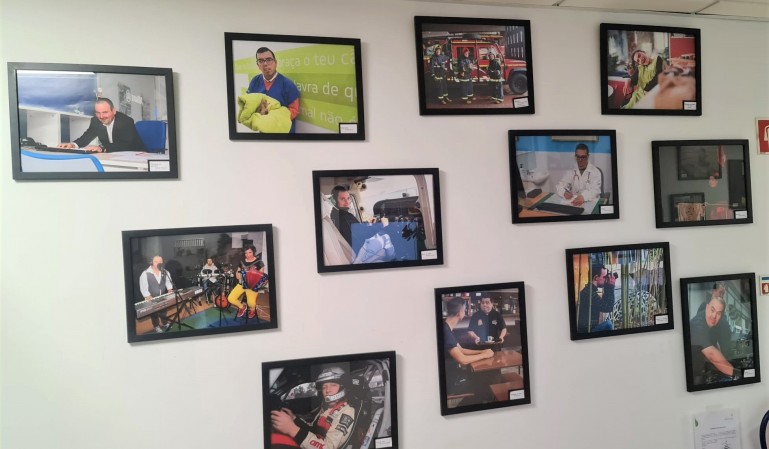 Fotografias do projeto Eu quero ser...!, oferecidas ao CACI da Cercimarante 