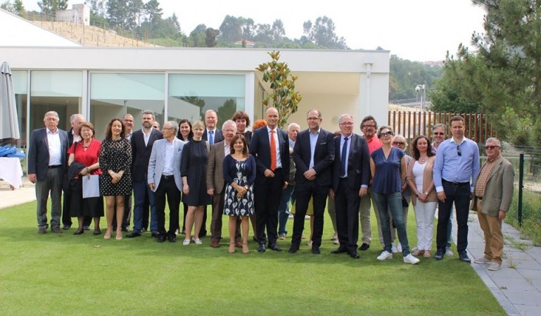 Delegações de Achères e Wiesloch visitam Cercimarante